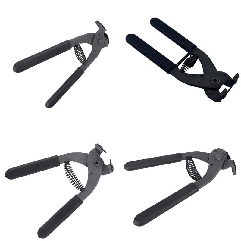 Heavy Duty Leather Hole Puncher Pliers 2 Prongs/4 Prongs Carbon Steel Leather Craft Punching Tool for Leatherworking