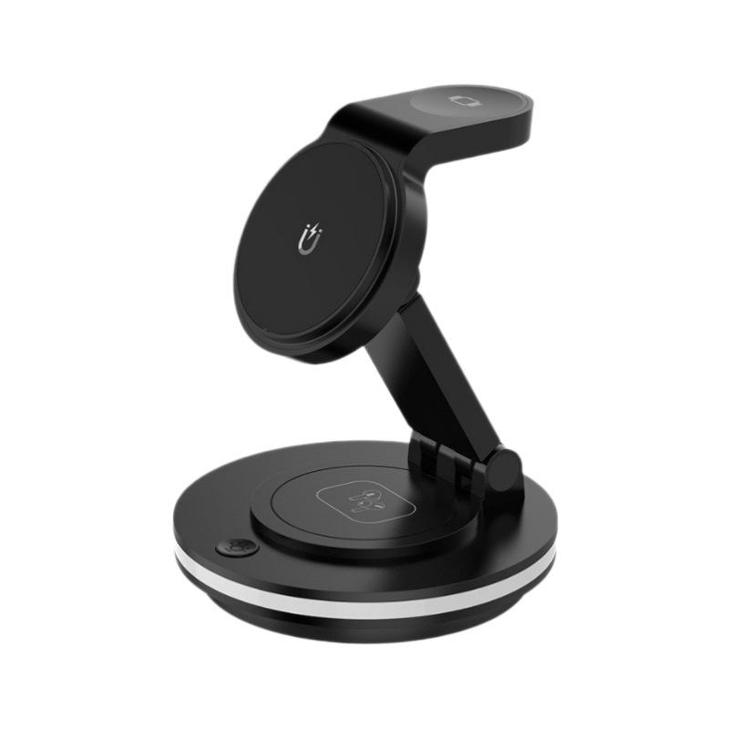 Foldable 4-in-1 Magnetic Fast Charging Desktop Charger