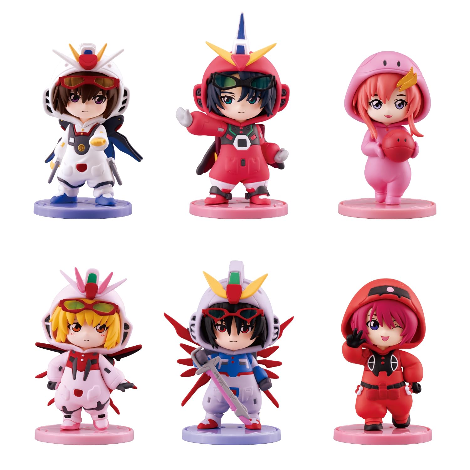 

Pajamars Series Mobile Suit Gundam SEED Destiny Figure Set (1 Box, 6 Pieces) Ages 15+