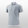 Business Polo Shirt, Golf Quick Drying Shirt, Stand Up Collar, Fashionable Running, Casual Men's High-end Design Top