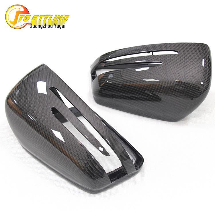 

Накладка на корпус зеркала заднего вида из углеродного волокна для Mercedes-Benz A-Class - S-Class Glossy Carbon Fiber