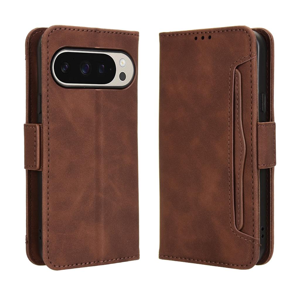 For Google Pixel 10 Pro XL Leather Case Phone Wallet Cover with Multiple Card Slots