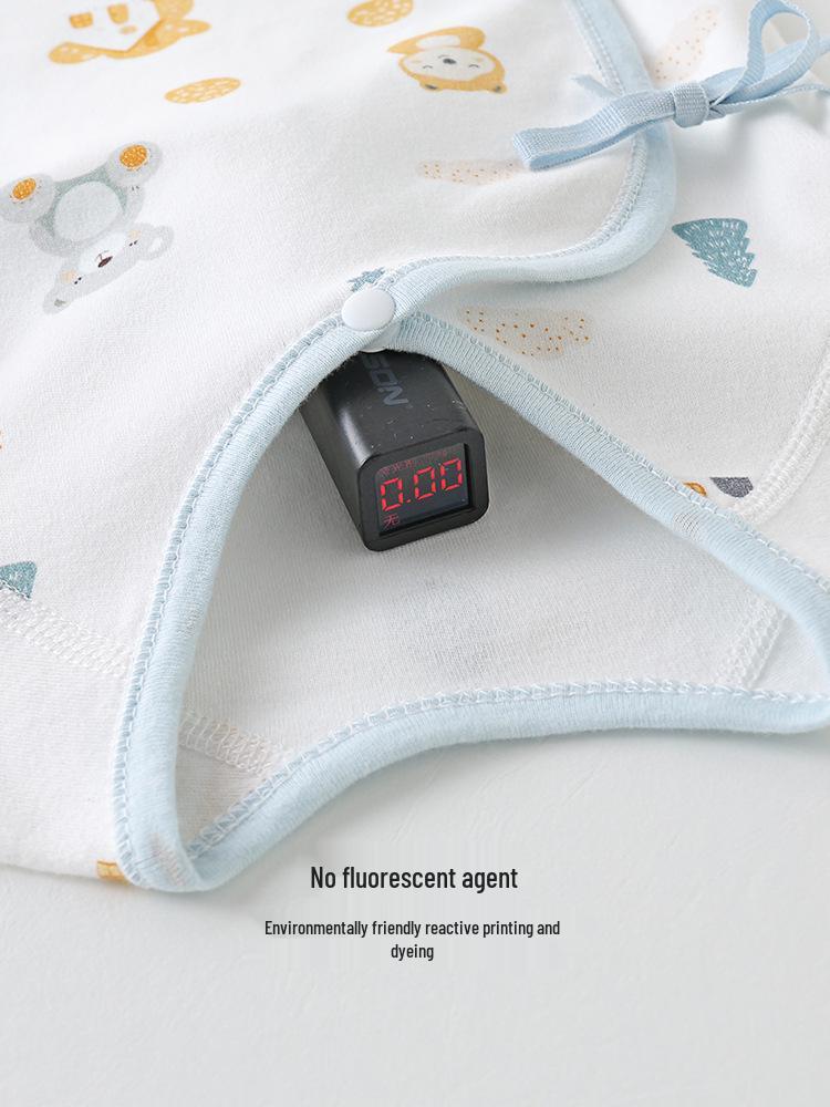 Baby-Spielanzug: Reiner Baumwoll-Langarm-Body für Neugeborene, geeignet für Frühling, Herbst und Sommer - Vier-Jahreszeiten-Kleidung