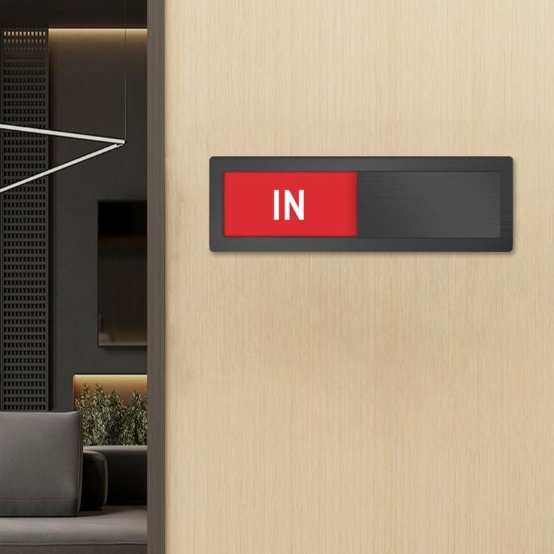 Conference Room Sign With Sliding Panel Door Indicators Slider Signboard For Office And Workplace Use M4YD