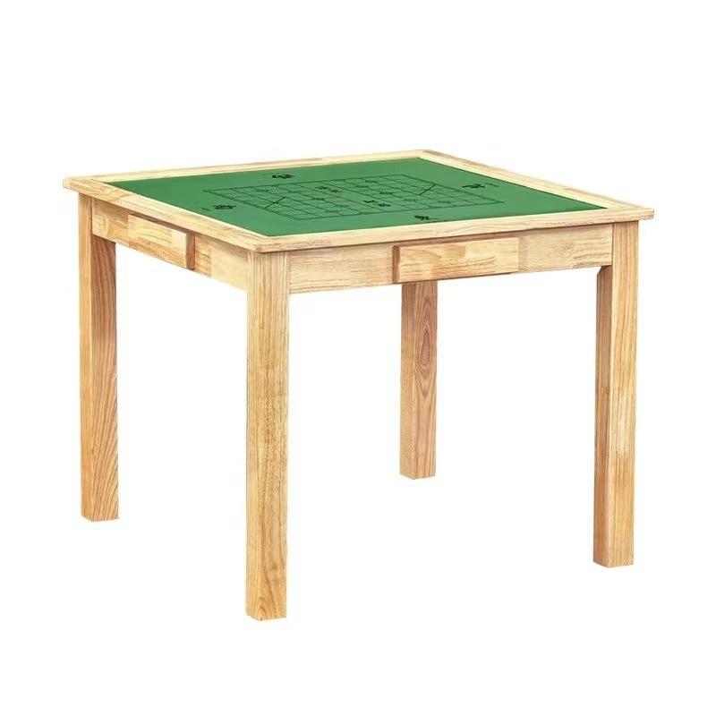 Elderly-Friendly Solid Wood Dining Table & Chair Set for Nursing Homes and Rehabilitation Centers