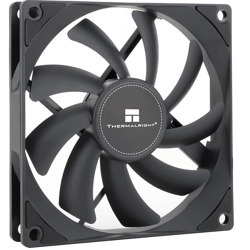 Thermalright TL-9015B CPU Cooling Fan 92mm Computer Case Fan, 4pin PWM PC Pan, 15mm Ultra-Thin Fan, 2700RPM Speed, Silent CPU Cooling Fan(TL-9015B) TL-9015B-d1