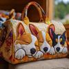 Puppy Series 4 Women's Yoga Travel Handbag with 3D Digital Print