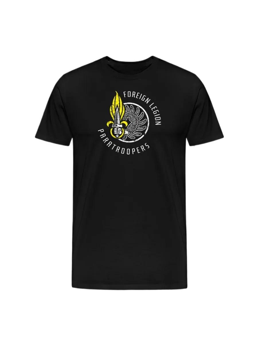 

French Foreign Legion Paratroopers TShirt 100 Cotton ONeck Summer Short Sleeve Casual Mens Tshirt Size S3XL S