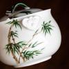 Hand-Painted White Porcelain Teapot with Anti-Scalding Handle and Built-in Filter - Chinese Kung Fu Tea Set