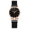 Sunflower Bow Women's Digital Quartz Watch with Magnetic Band