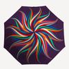 1pc Colorful Spiral Automatic Folding Umbrella - 8-Rib Automatic Open/Close, Large Canopy, Portable for Office, Living Room, Bedroom yy251217104