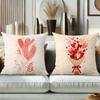 Heart-Shaped Pillows For Home Decor Valentine's Style Polyester pillowcase, sofa decorative cushion cov Headboard Pillow