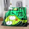 Invader ZIM Gir Kreslená deka Útulná měkká deka Deka na gauč Odolný dekor Pro děti Ženy Muži Cestovní deka Měkká přehoz na postel
