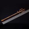 Aquaman Golden Trident 30cm Alloy Collectible Hero Movie Replica Desktop Ornament Premium Miniature Decor for Fans
