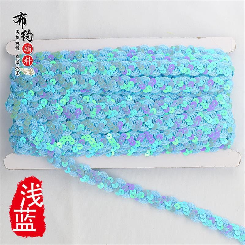 1.5cm Sequin Lace Accessory Sequines Strip Clothing Stage Performance DIY Handmade Decorative Ribbons Strip