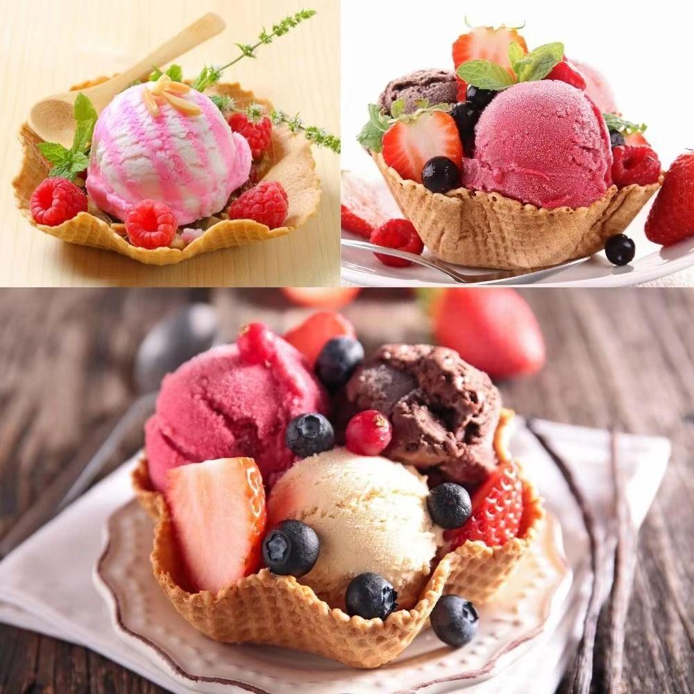 Creative Shape Ice Cream Cone Maker Portable Ice Cream Making Tool  Baking Decorating