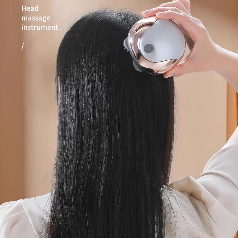 Mini Electric Scalp Massager - Portable Cordless Head Massager and Vibrating Octopus Hair Care Tool for Deep Relaxation and Stress Relief