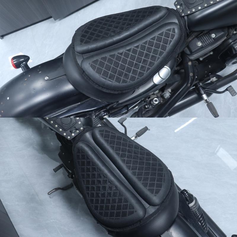 Breathable Gel Motorcycle Pad with Shock Absorption Motorbike Gel Cover for Enhanced Comfort On Bumpy Roads H9EE