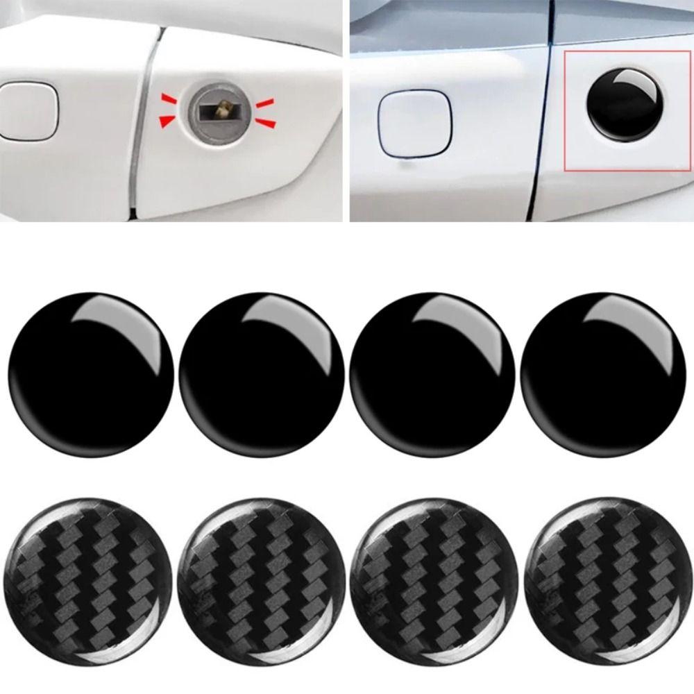 4pcs Self-adhesive Car Lock Keyhole Stickers Car Door Lock Keyhole Protector  Auto Lock Decoration