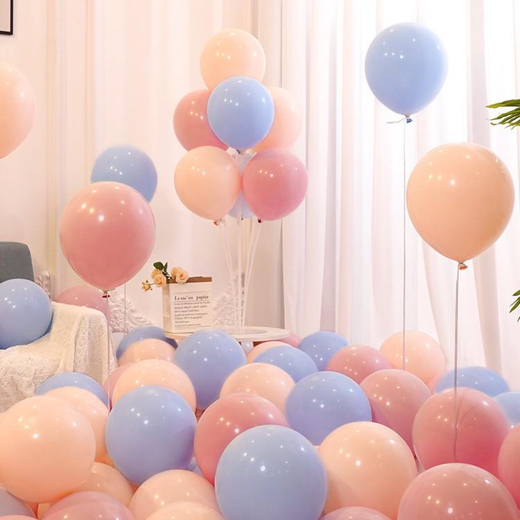 "Non-toxic Macaron Color Balloons - Multiple Colors for Event Decoration"