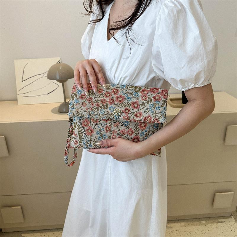 Handbag Casual Fashion Retro Unique Print Delicate Classic Flower Style Girl