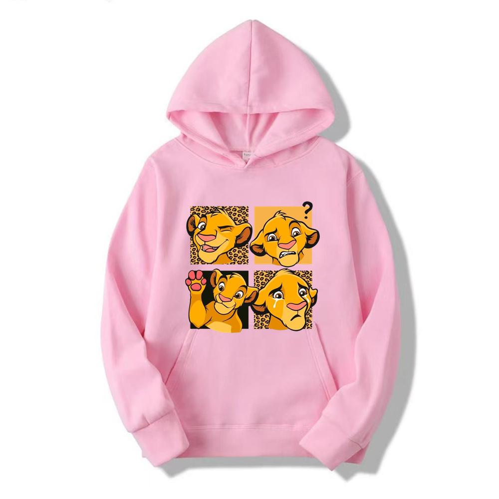 2025 New Disney The Lion King Hoodies Cartoon Anime for Men Women Couple Hooded Hoodie Youth Autumn and Winter Casual Clothes