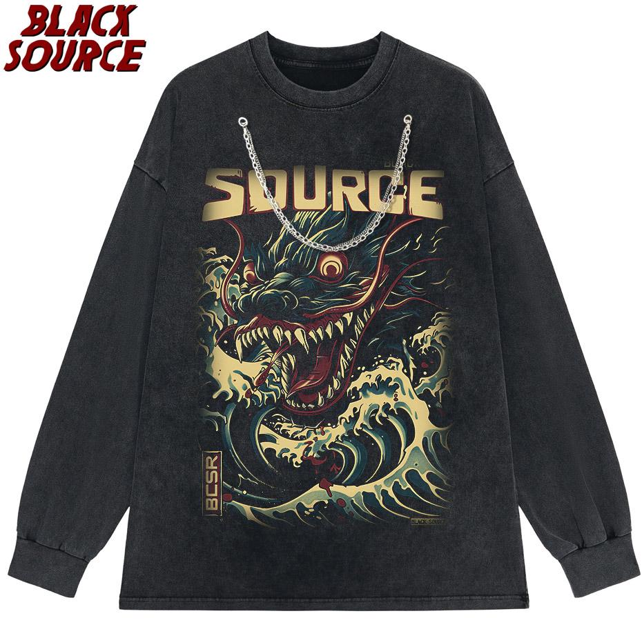Big Size TShirt For Man Japanese Samurai Style Tee Shirt Mens Short Sleeve Top ONeck Loose Tshirt Hip Hop Streetwear P