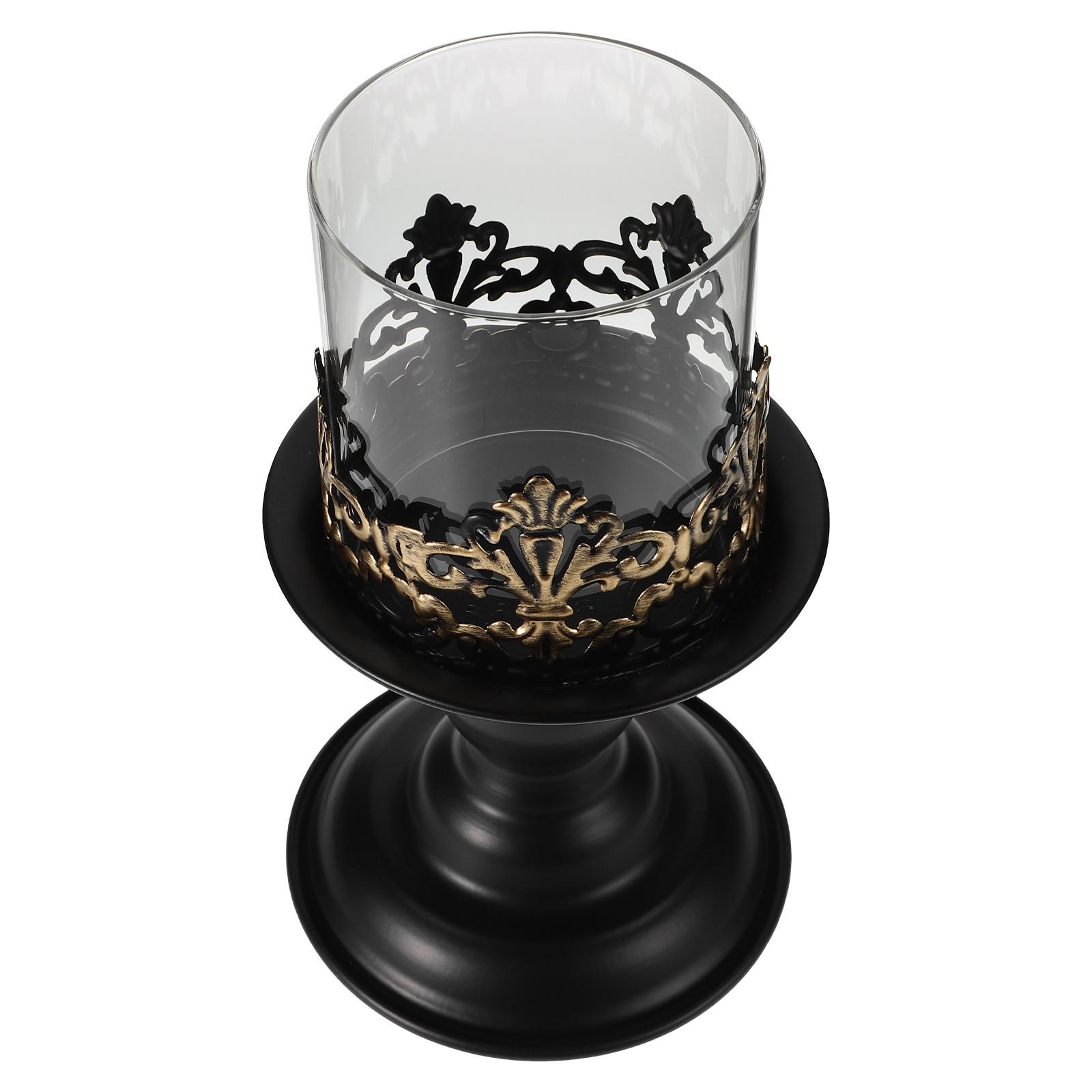 

Metal Holder for Aromatherapy Iron Cup Rustic Decor Wedding Stand Holder Simple Holder 16.00X10.30X10.30CM