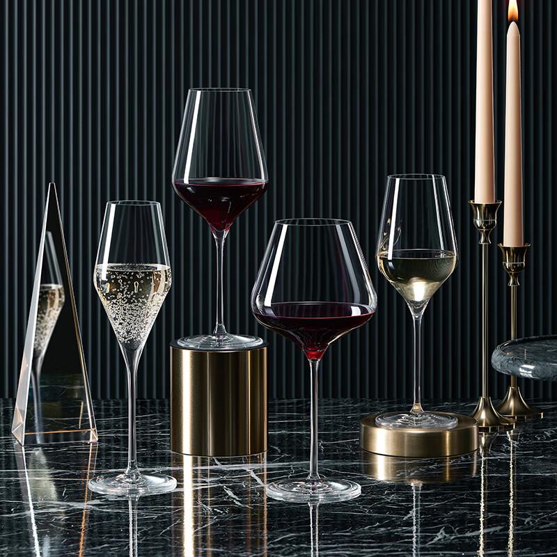 Cheer Wine Glasses, Home Use Stemware, German Imported Bordeaux Wine Glasses, Lead-Free Crystal Wine Glasses, Set of 2