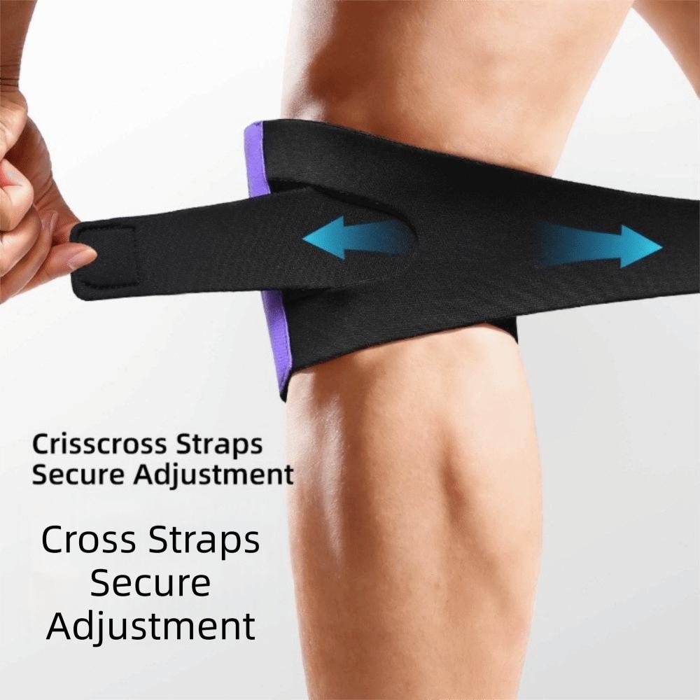 Breathable Patellar Tendon Support Elastic Knee Pad Fitness Gear Sports Knee Brace  Cycling