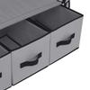 Wardrobe Gray 87 x 49 x 159 cm Fabric