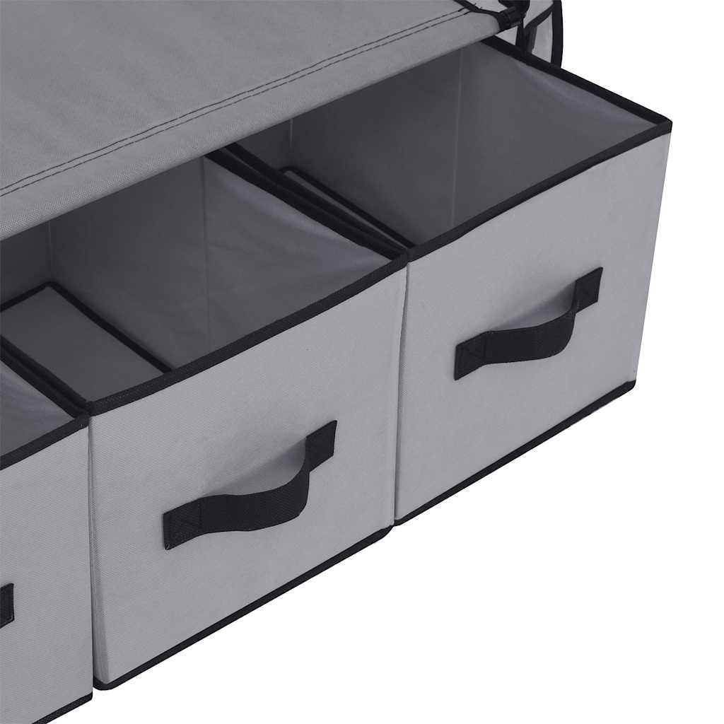 Wardrobe Gray 87 x 49 x 159 cm Fabric