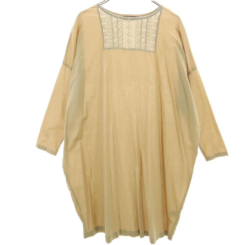 

mizuiro ind Платье миди с рукавом 7/8 Коричневое Женское Б/У