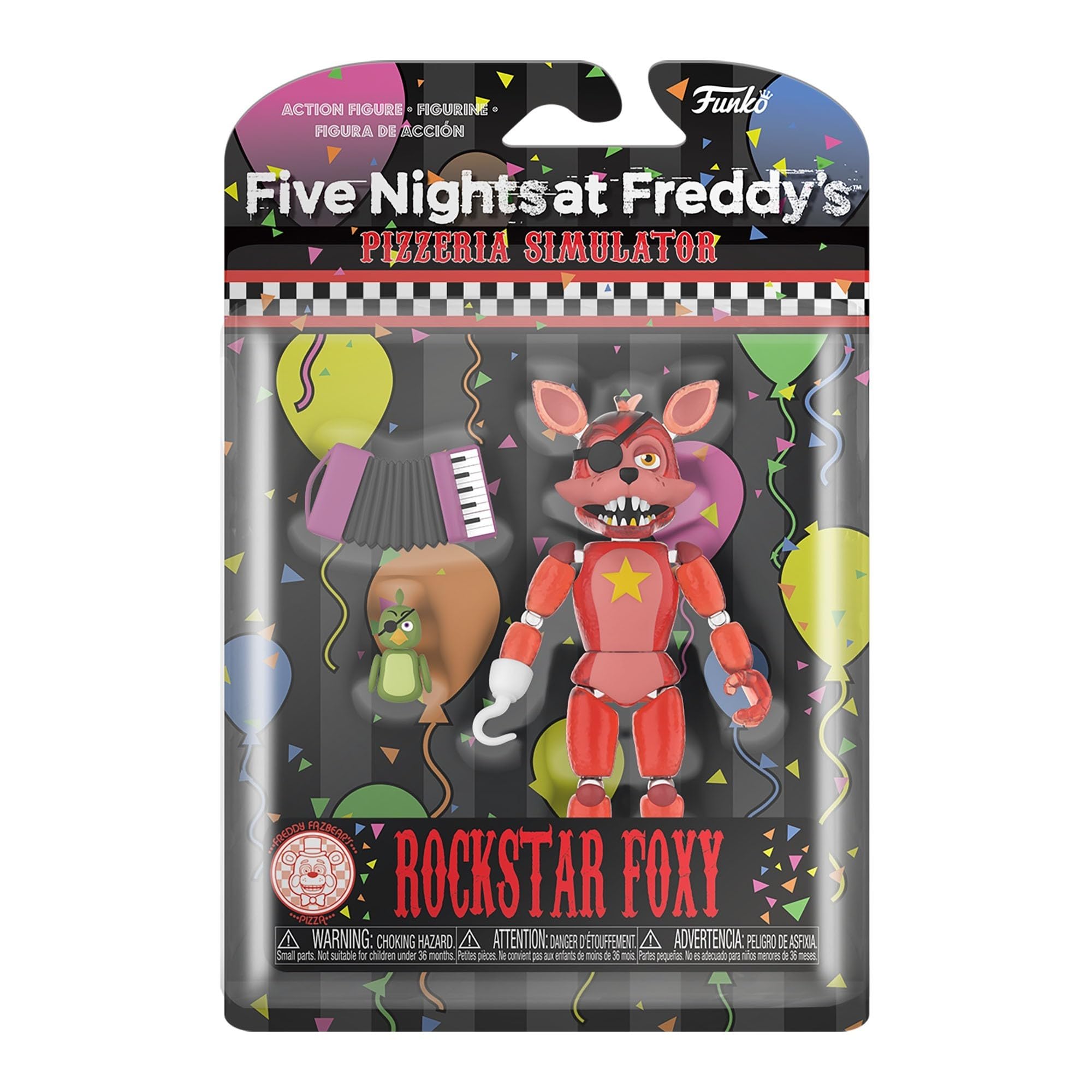 

ФУНКЦИОНАЛЬНЫЙ ДЕЙСТВИЕ Five Nights at Pizza Simulator ФИГУРКА ФРИДДИ -Rockstar