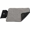Travel Dog Mat with Zippered Fold Construction Long-Lasting for Camping
