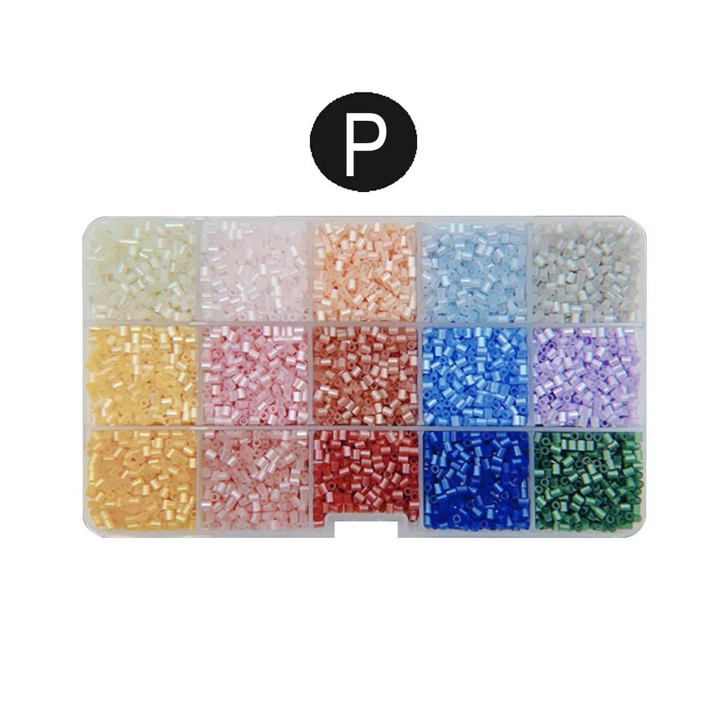 Non-Toxic Yantjouet 15Color 2.6Mm Mini Beads Color Set 650Pcs Hama Beads Puzzle Toy Gift For Child Diy Iron Beads For Kid Children Gift