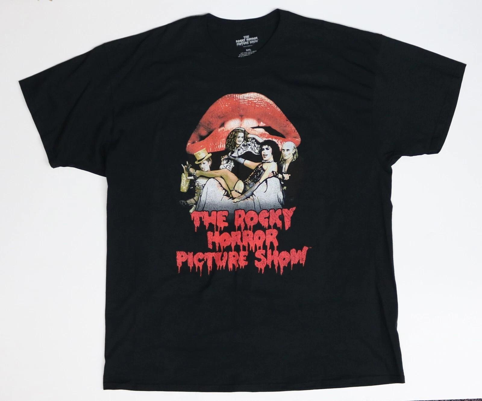 

The Rocky Horror Picture Show Men s Black T-Shirt Size 2XL S