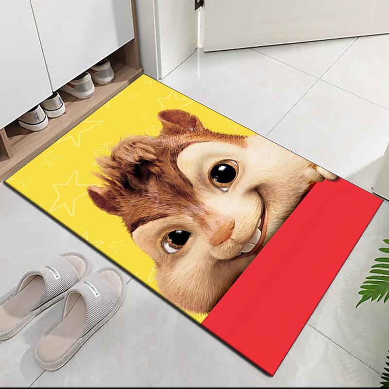 Alvin and the Chipmunks Printed Carpetrugfor Office Chair Living Room Bedroom Kitchen Room Decor Gifts