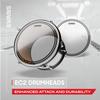 EVANS Drum Head Set EC2S Frosted Tom Pack 12 13 16 Inches ETP-EC2SCTD-S
