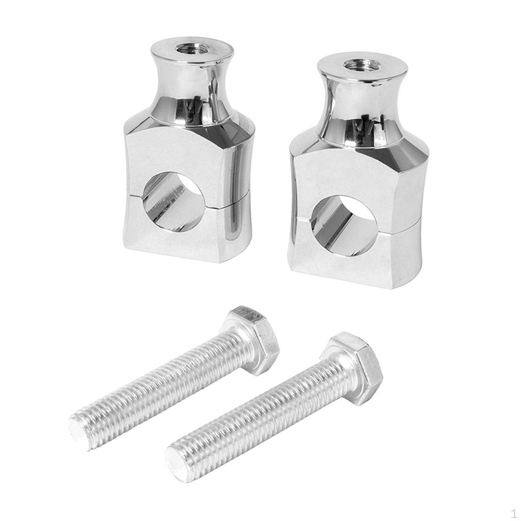Motorcycle 7/8'' / 1'' Handlebar Riser Clamp Repalcment accessories