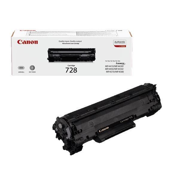 CANON 728 Black Toner Cartridge for ImageCLASS MF4750 - 2100 Page Yield