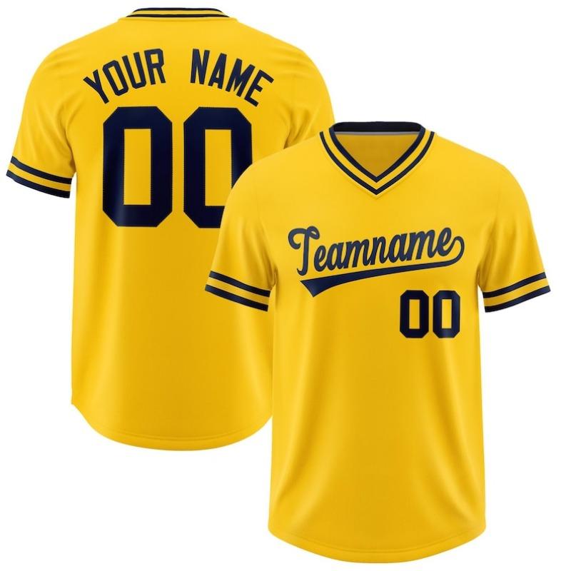 DIY Custom Embroidered V-Neck Baseball Jersey Personalized Uniform Colors Available, Game Day Sport Practice Wear DIY Fan Gift