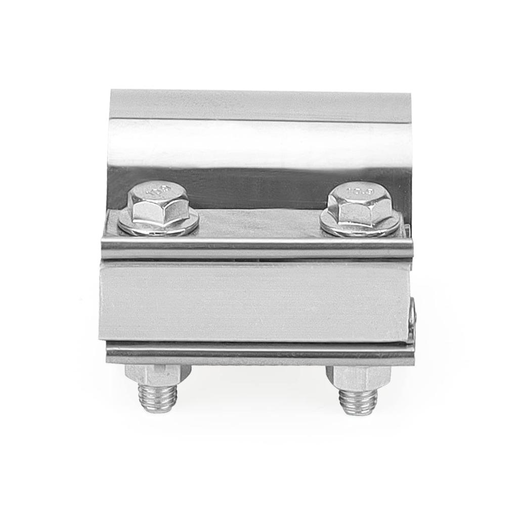 MANCHAP 4 Pack 2.5" Bat Joint Exhaust Band Clamp Stainless Steel Bat Joint Exhaust