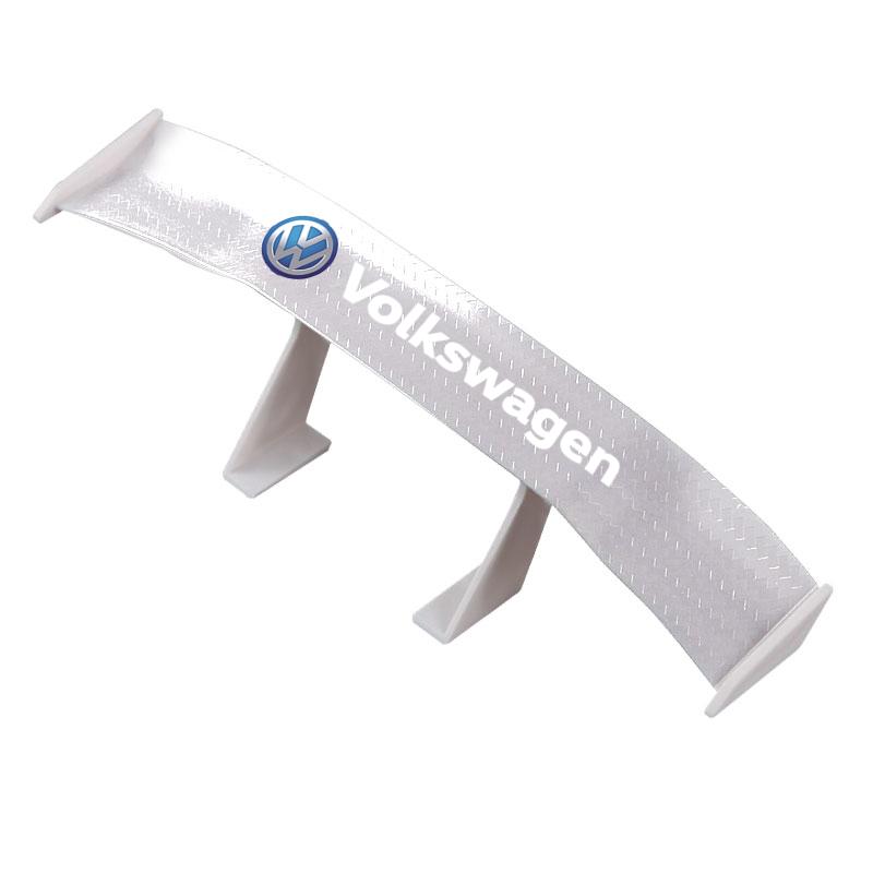Auto Heckspoiler Mini Spoiler Flügel Kleiner Heck Emblem Aufkleber Dekoration Für Volkswagen CC Golf 4 6 7 GTI Tiguan Passat B5 B6 B7 Jetta MK5 MK6
