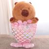 Dress Up Mermaid Capybara Plush Simulation Capibara Fluffty Doll Capybara Plush Toy Christmas Toy