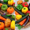 Artificial Vegetables Simulation Vegetable Decoration Kitchen Home Decoration Realistic Fake Vegetable Decoration Set Photo Props 10pcs/set