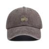 Personalisierbare Vintage-Waschbaumwoll-Baseballkappe für Herren mit Motorradmuster Hüte Reitkappen Papa-Kappe Verstellbar Roadtrip Outdoor-Hut