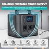 Portable Power Station 1200W 1008Wh LiFePO4 Battery Backup Power Supply with LCD Display for Camping, RV, Vehicle & Mobile Office