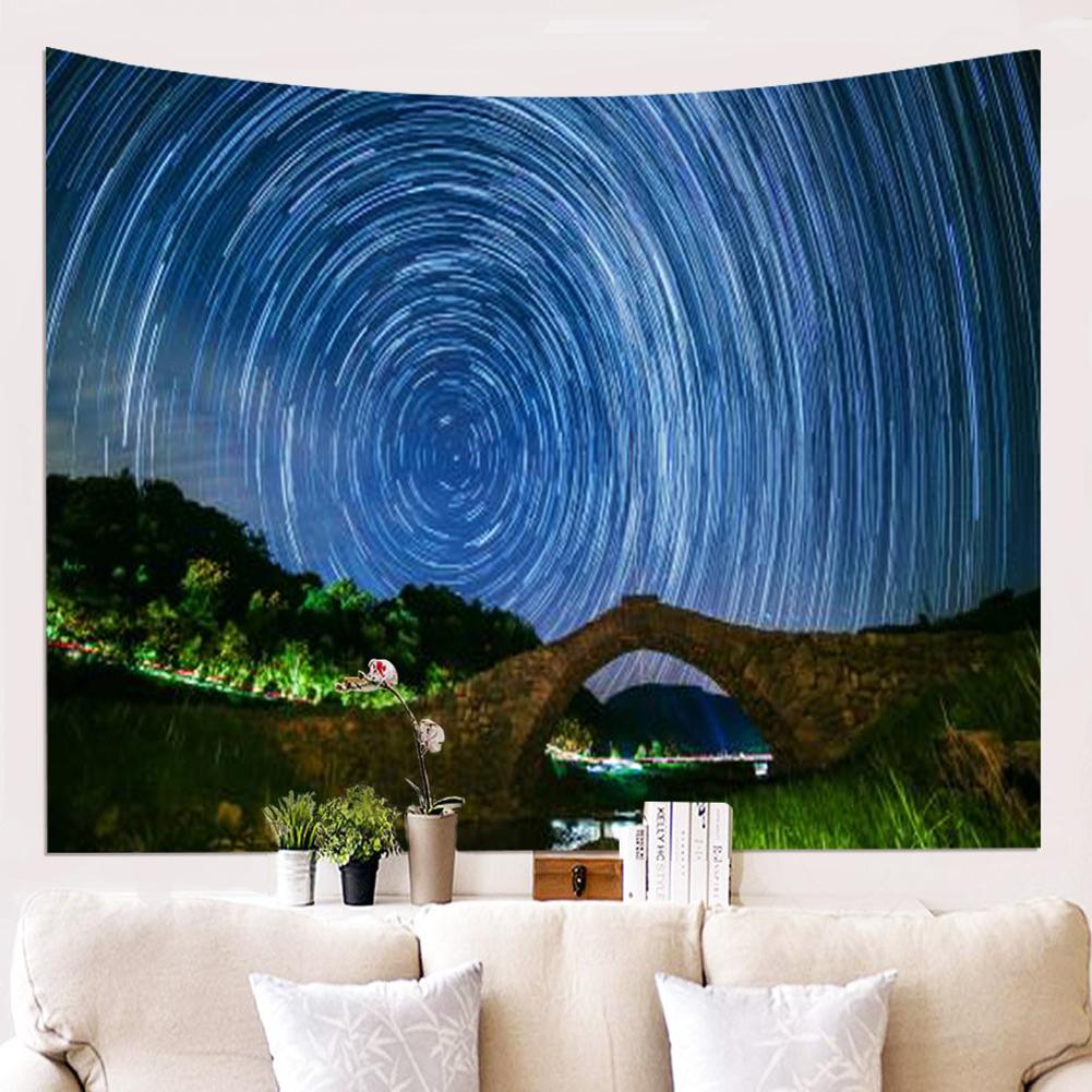 Magical Starry Sky Background Tapestry Mysterious Painting Wall Decoration Blanket Hanging Cloth Picnic Blankets Beach Towels