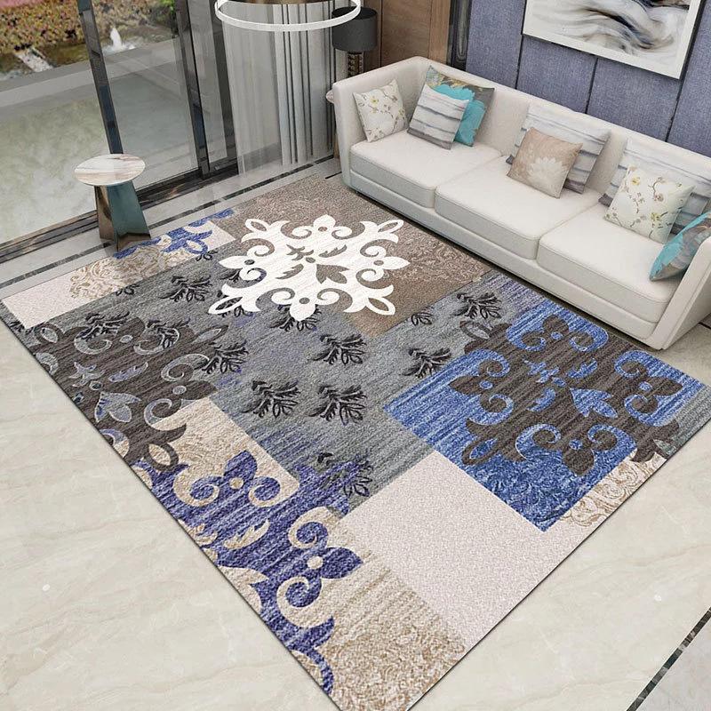Nordic Living Room Carpet Sofa Coffee Table Bedroom Bedside Carpet Entrance Door Mat